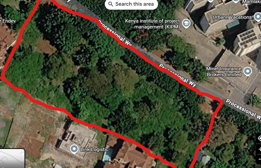 The property is as outlined in red mark